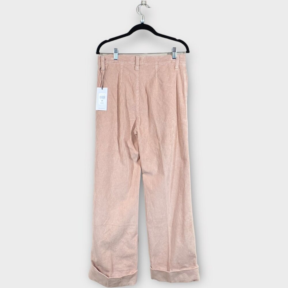 NWT 7 For All Mankind Corduroy Easy Trouser In Cameo Rose, size 28 - Picture 5 of 11